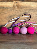 Load image into Gallery viewer, LJ Turtle Aromatherapy & Accessories Set of 5 acorns Set of 5 Mitigomin | Cycle of Ceremonies Fundraiser | Felted Diffuser Acorns