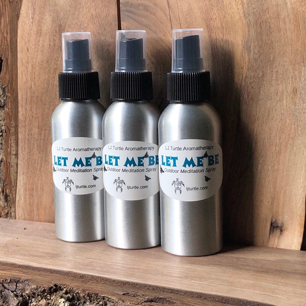 LJ Turtle Aromatherapy & Accessories 3-Pack Special | Let Me Be Bug Spray | Regular Strength