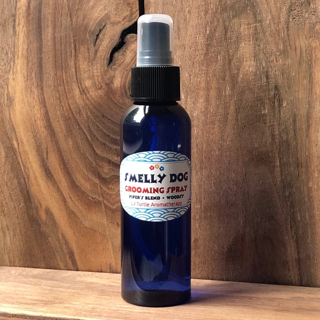 LJ Turtle Aromatherapy & Accessories Smelly Dog Grooming Spray | Piper's Blend