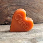 Load image into Gallery viewer, LJ Turtle Aromatherapy &amp; Accessories soap Orange Heart Glycerin Soap | Unscented | Hearts
