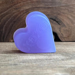 Load image into Gallery viewer, LJ Turtle Aromatherapy &amp; Accessories soap Purple Heart Glycerin Soap | Unscented | Hearts
