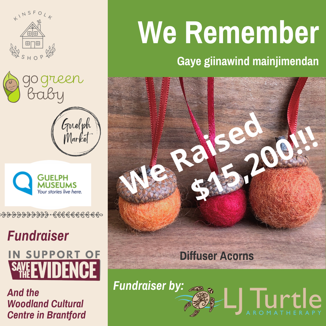 LJ Turtle Aromatherapy Fundraising Goal Surpassed | Gaye giinawind minjimendan/We Remember Fundraiser