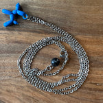 Load image into Gallery viewer, Dark Blue Balloon Dog | Essential Oil Necklace
