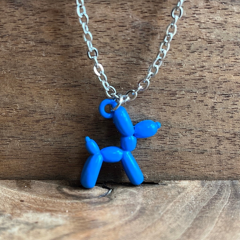 Dark Blue Balloon Dog | Aromatherapy Diffuser Pendant