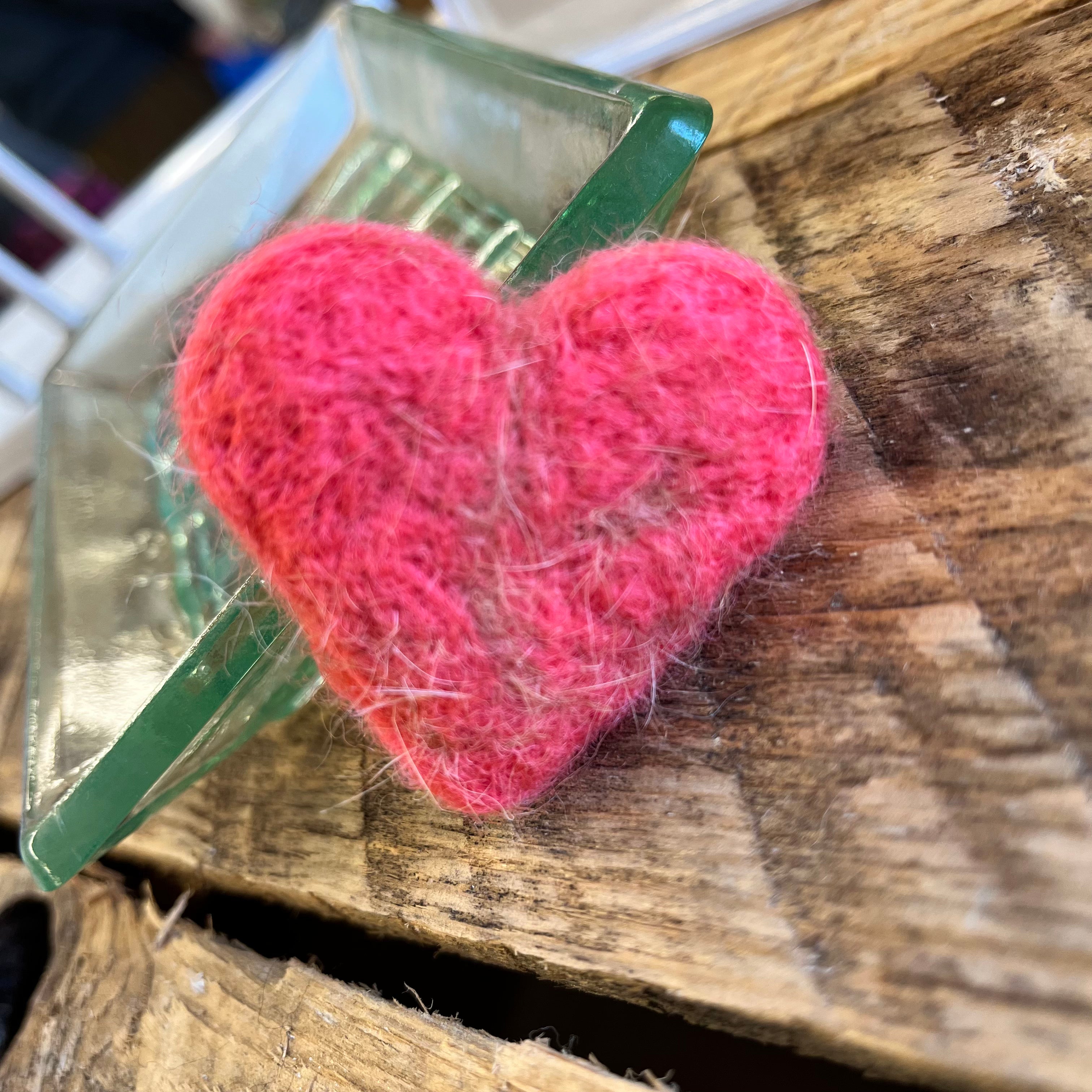 Custom Felted Heart | Aromatherapy Diffuser