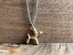 Load image into Gallery viewer, Gold Balloon Dog | Aromatherapy Diffuser Pendant
