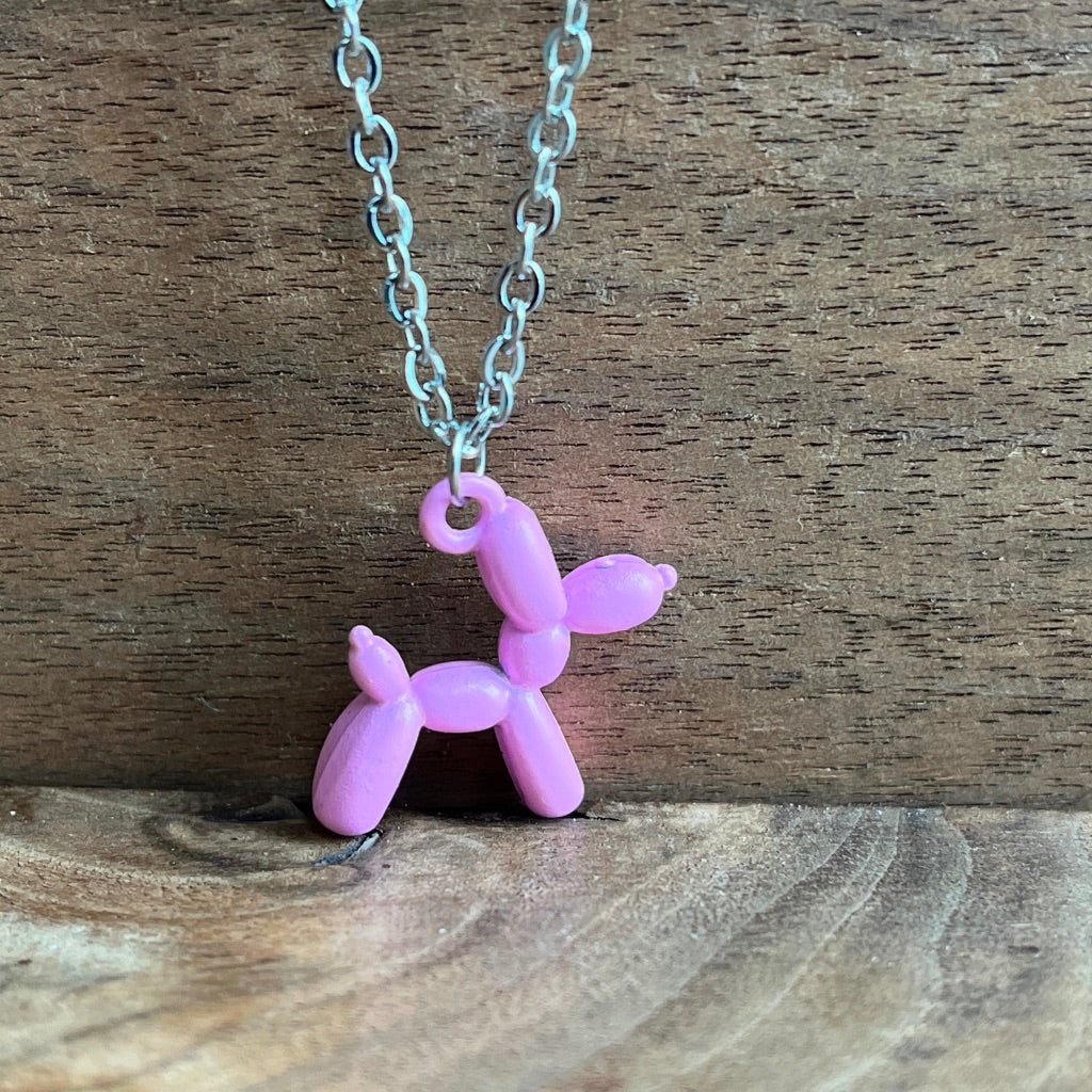 Pink Balloon Dog | Aromatherapy Diffuser Pendant