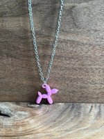 Load image into Gallery viewer, Pink Balloon Dog | Aromatherapy Diffuser Pendant
