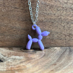 Load image into Gallery viewer, Purple Balloon Dog | Aromatherapy Diffuser Pendant
