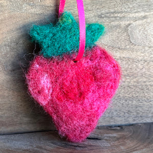 Felted Strawberry | Aromatherapy Diffuser