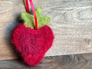 Felted Strawberry | Aromatherapy Diffuser
