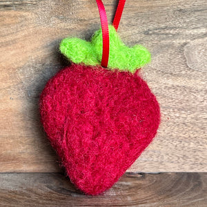 Felted Strawberry | Aromatherapy Diffuser