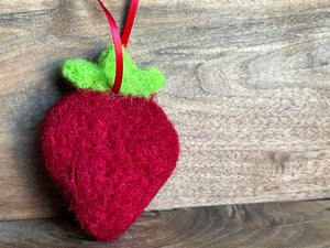 Felted Strawberry | Aromatherapy Diffuser