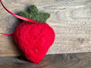 Felted Strawberry | Aromatherapy Diffuser