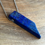 Load image into Gallery viewer, Spiritual Wisdom | Lapis Lazuli &amp; Lava Stone Aromatherapy Diffuser Pendant
