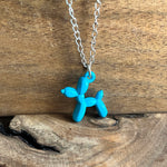 Load image into Gallery viewer, Light Blue Balloon Dog | Aromatherapy Diffuser Pendant
