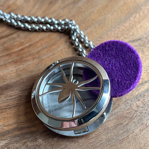 Spider | Stainless Steel Aromatherapy Diffuser Pendant