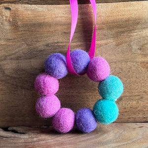 Wreaths | Felted Essential Oil Diffusers | Set of 2