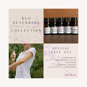 LJ Turtle Aromatherapy & Accessories Bug Deterring 5-Pack Special