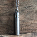 Load image into Gallery viewer, LJ Turtle Aromatherapy &amp; Accessories Cylinder | Stainless Steel
