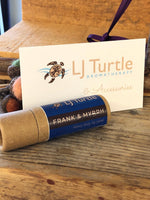 Load image into Gallery viewer, LJ Turtle Aromatherapy &amp; Accessories Frank &amp; Myrrh Lipsaver
