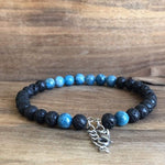 Load image into Gallery viewer, LJ Turtle Aromatherapy &amp; Accessories Inspiration | Apatite &amp; Lava Stone
