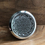 Load image into Gallery viewer, LJ Turtle Aromatherapy &amp; Accessories Mandala | Stainless Steel Car Diffuser
