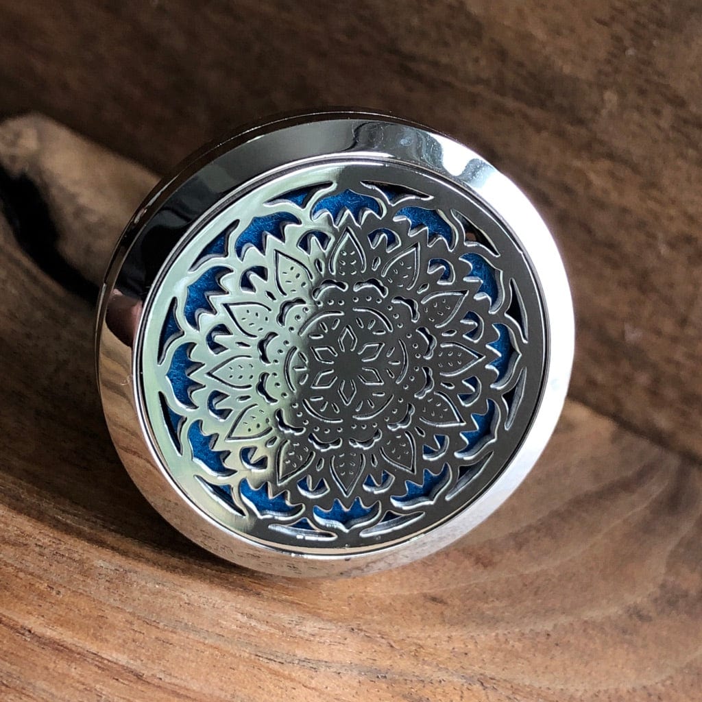 LJ Turtle Aromatherapy & Accessories Mandala | Stainless Steel Car Diffuser