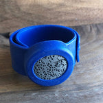 Load image into Gallery viewer, LJ Turtle Aromatherapy &amp; Accessories One-Size Navy Silicone &amp; Lava Stone
