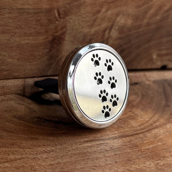 Paw Prints Essential Oil Car Diffuser – LJ Turtle Aromatherapy ...