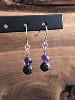 Load image into Gallery viewer, LJ Turtle Aromatherapy &amp; Accessories Protection &amp; Purification | Amethyst &amp; Lava Stone
