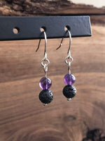 Load image into Gallery viewer, LJ Turtle Aromatherapy &amp; Accessories Protection &amp; Purification | Amethyst &amp; Lava Stone
