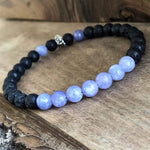 Load image into Gallery viewer, LJ Turtle Aromatherapy &amp; Accessories Self-Expression | Angelite &amp; Lava Stone
