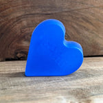 Load image into Gallery viewer, LJ Turtle Aromatherapy &amp; Accessories soap Blue Heart Glycerin Soap | Unscented | Hearts

