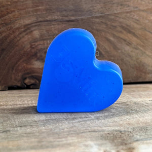 LJ Turtle Aromatherapy & Accessories soap Blue Heart Glycerin Soap | Unscented | Hearts