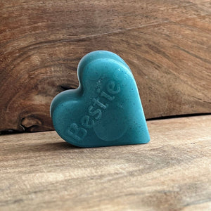 LJ Turtle Aromatherapy & Accessories soap Turquoise Heart Glycerin Soap | Unscented | Hearts