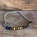 Load image into Gallery viewer, LJ Turtle Aromatherapy &amp; Accessories Tiger&#39;s Eye and Lava Stone
