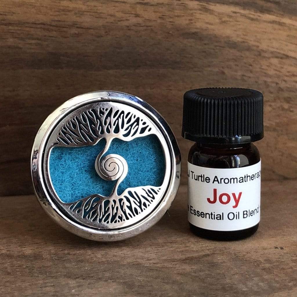 LJ Turtle Aromatherapy & Accessories Tree of Life Car Diffuser Gift Set