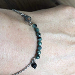 Load image into Gallery viewer, LJ Turtle Aromatherapy &amp; Accessories xxx | Emerald &amp; Lava Stone
