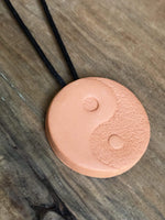 Load image into Gallery viewer, LJ Turtle Aromatherapy &amp; Accessories Yin/Yang | Terra Cotta Pendant

