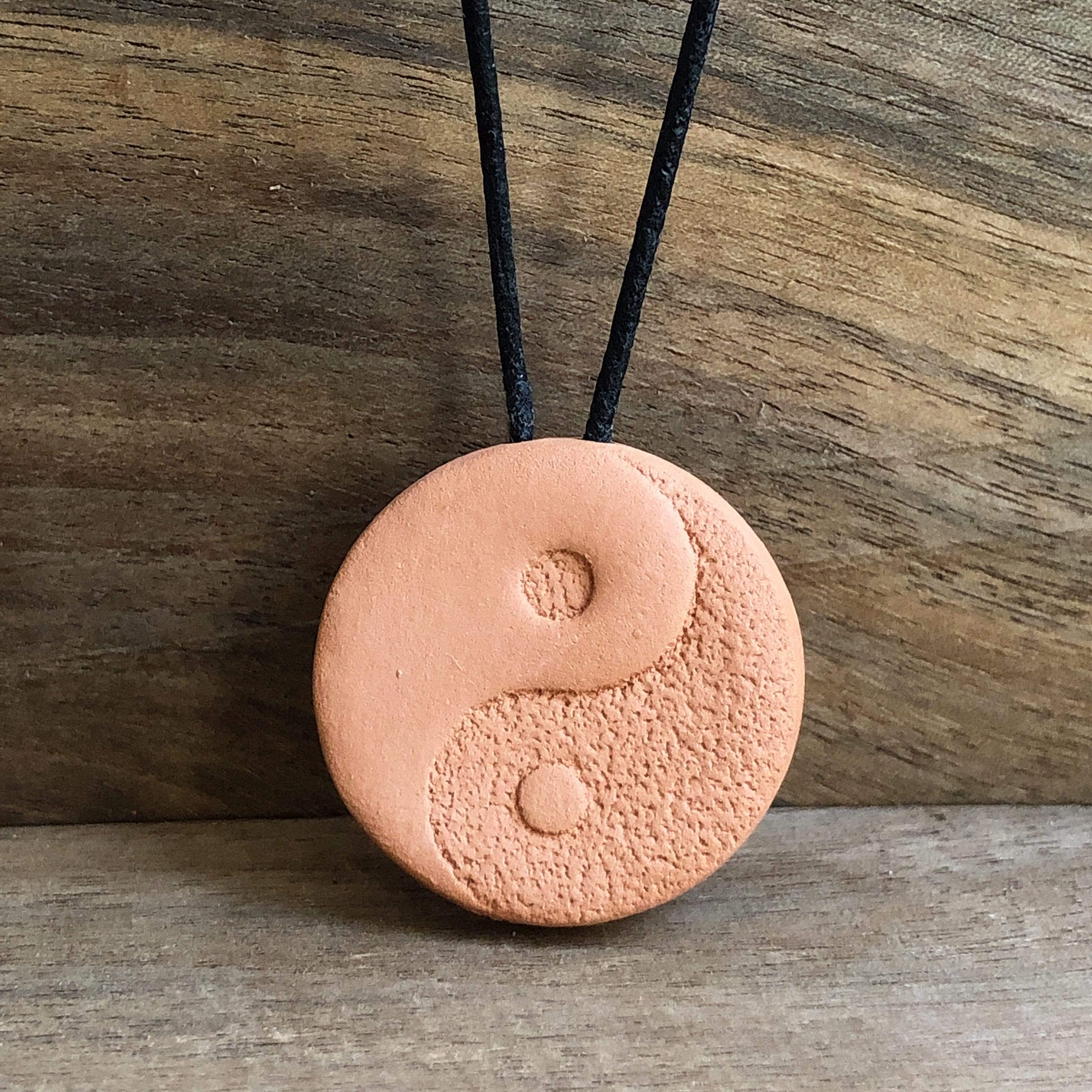 LJ Turtle Aromatherapy & Accessories Yin/Yang | Terra Cotta Pendant