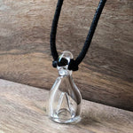 Load image into Gallery viewer, LJ Turtle Aromatherapy Clear Handblown Glass Pendant

