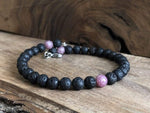 Load image into Gallery viewer, LJ Turtle Aromatherapy Emotional Healing | Lepidolite &amp; Lava Stone
