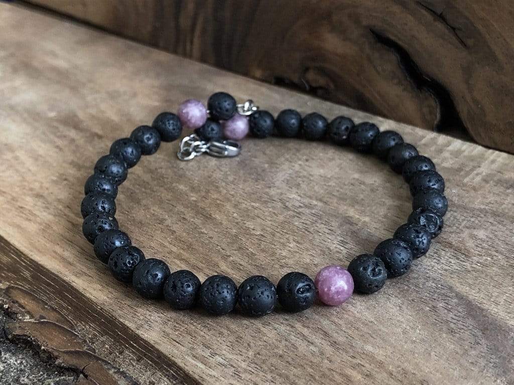 LJ Turtle Aromatherapy Emotional Healing | Lepidolite & Lava Stone