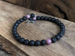 Load image into Gallery viewer, LJ Turtle Aromatherapy Emotional Healing | Lepidolite &amp; Lava Stone
