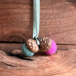 Load image into Gallery viewer, LJ Turtle Aromatherapy Felt Diffuser Tiny Double Felted Acorn | Raspberry &amp; Mint | Aromatherapy Diffuser
