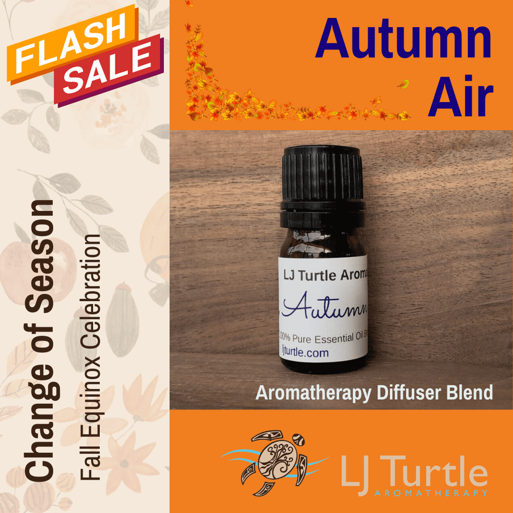 LJ Turtle Aromatherapy Flash Sale| Save 50% | Autumn Air | Fall Equinox Celebration