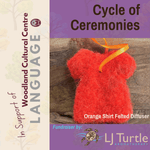 Load image into Gallery viewer, LJ Turtle Aromatherapy Fundraiser | Orange Shirt | Felted
