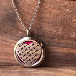 Load image into Gallery viewer, LJ Turtle Aromatherapy Heart &amp; Arrows | Stainless Steel
