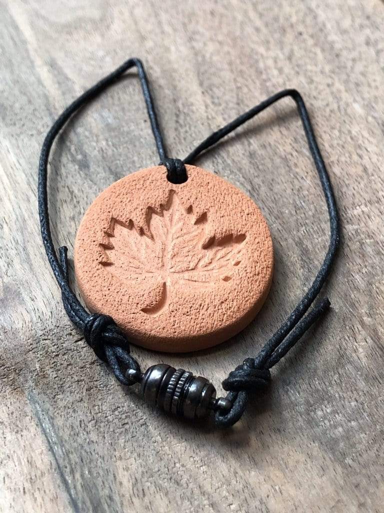 Maple Leaf | Terra Cotta Aromatherapy Car Diffuser – LJ Turtle ...